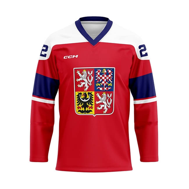 Fan jersey CZ erb red CH Czech Hockey