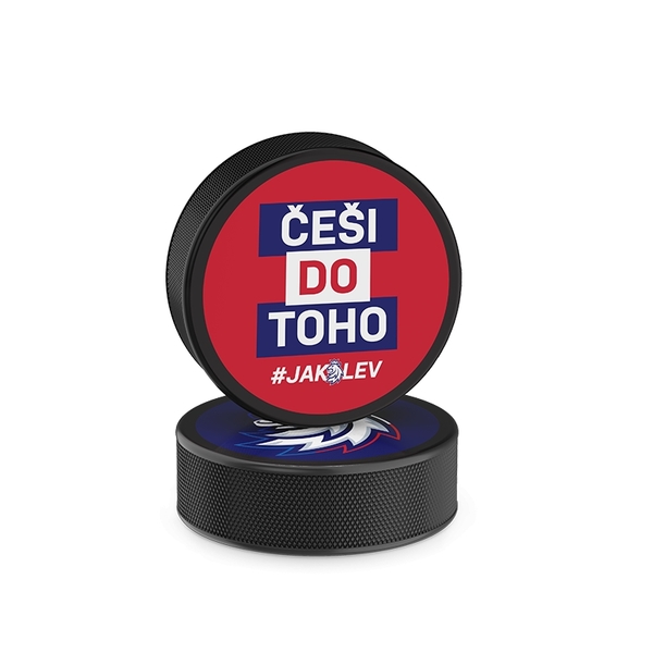 Puk oboustranný Češi do toho tricolour ČH Český hokej